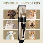 USB pet grooming tool set