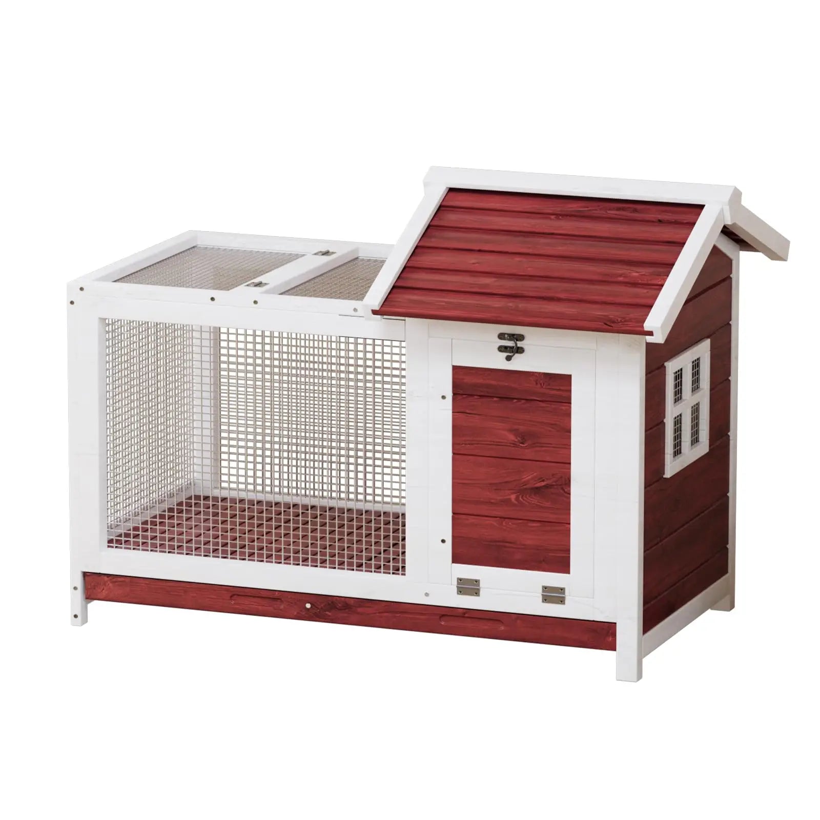 Outdoor Wooden Rabbit Hutch