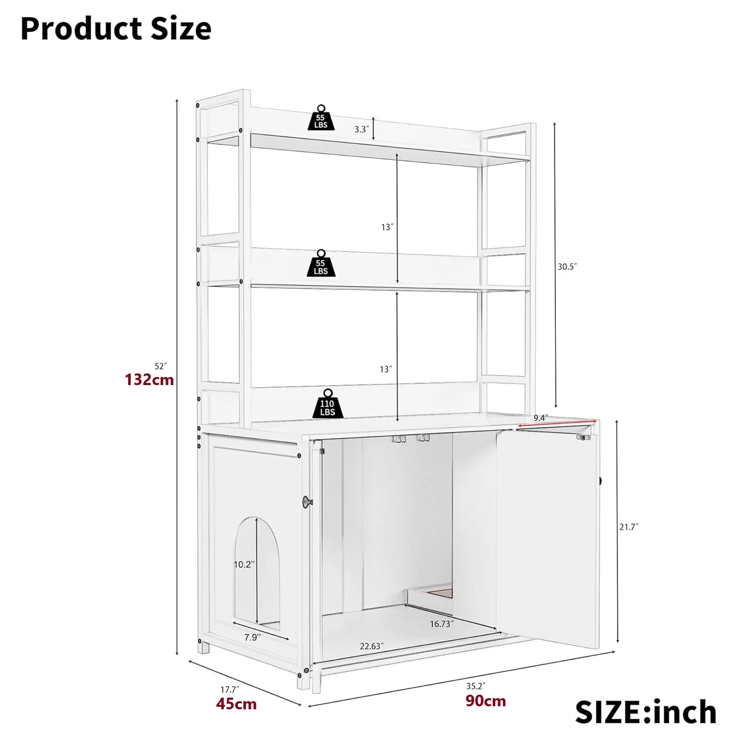 Cat Litter Box Enclosure
