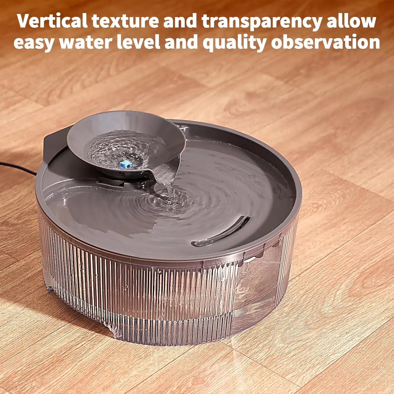 5L Transparent Pet Water Fountain
