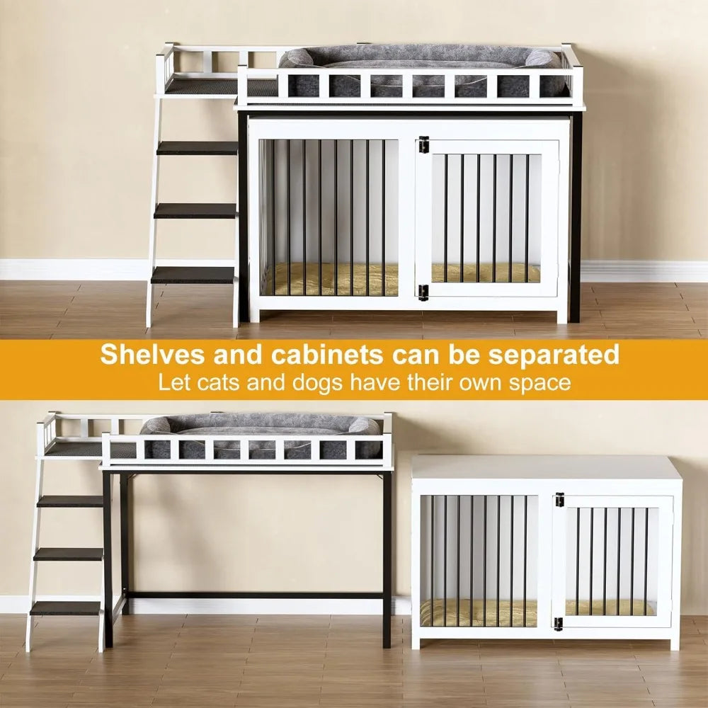 Loft-Style Dog Crate