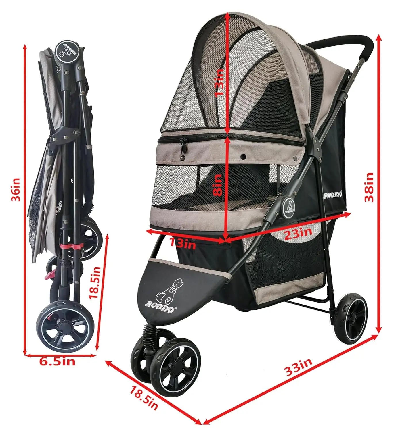 Stroller for S/M Dogs/Cats