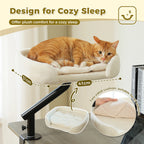 Cat Desk Bed, 360° Rotatable