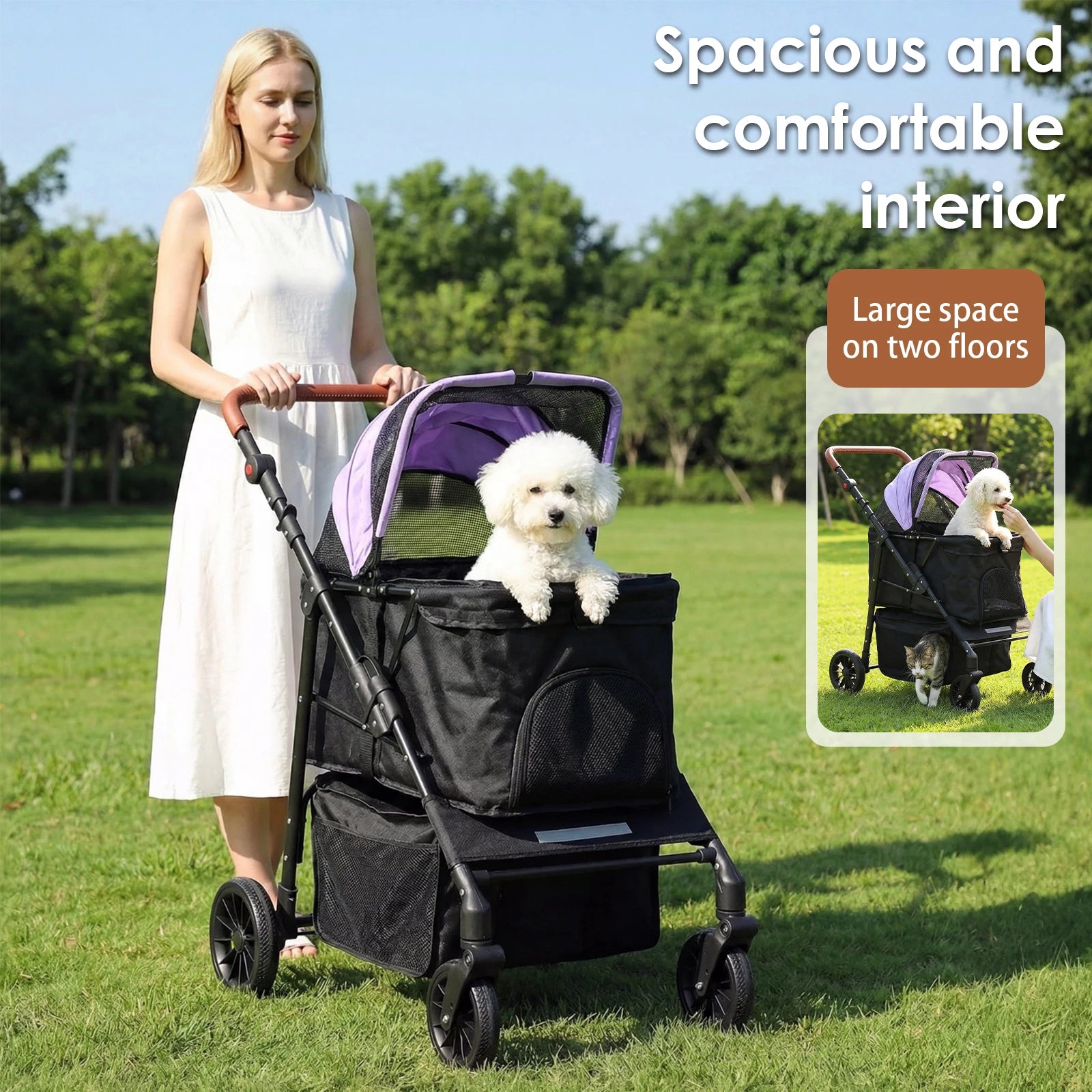 Pet Cart with All-Terrain