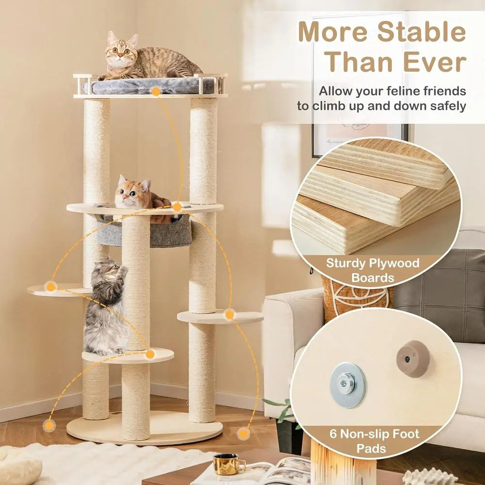 Multi-Level Cat Tower
