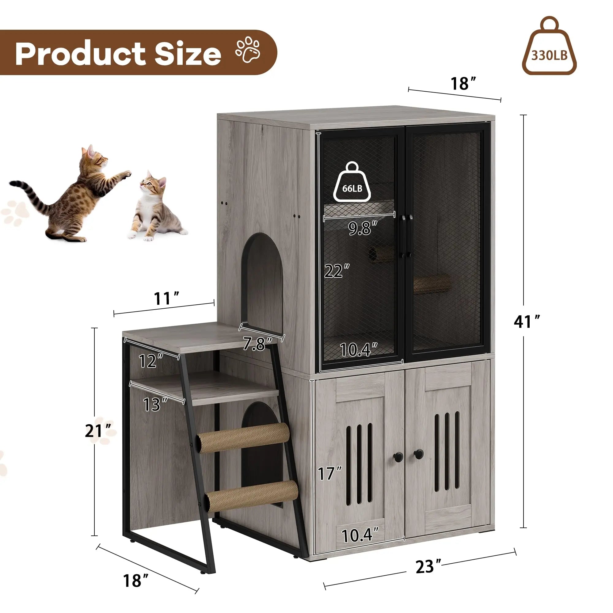 Cat Litter Box Enclosed