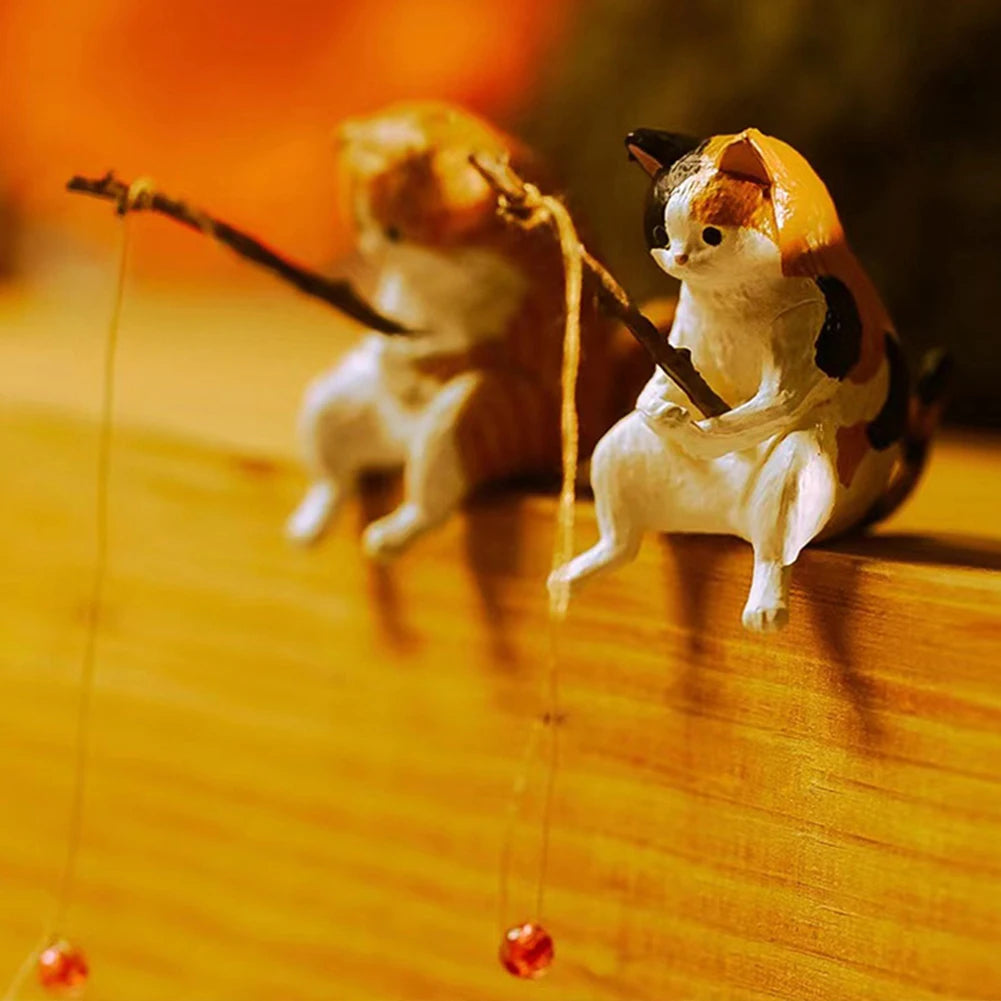 Kitten Fishing Ornament