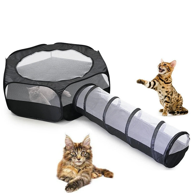 Cat Tunnel House 2 in 1 Interactive