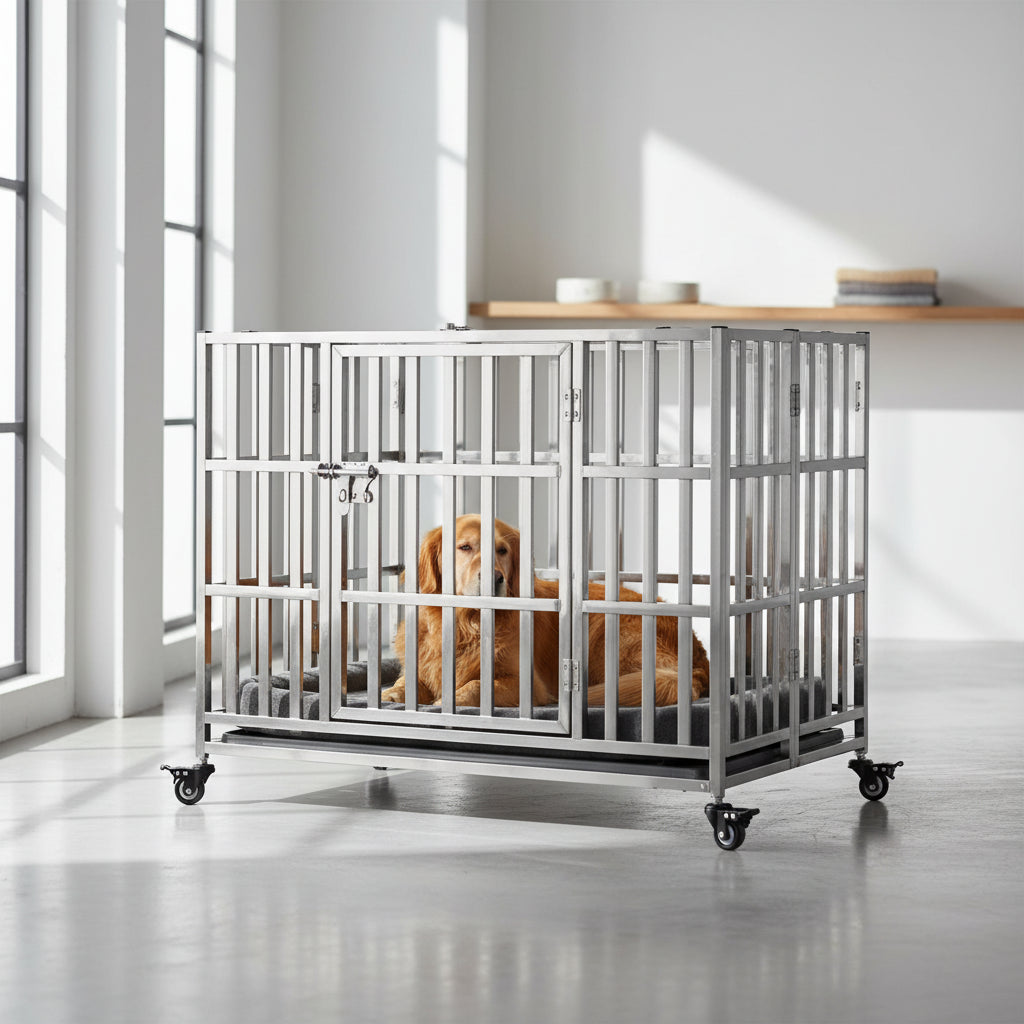 Stackable Stainless Steel Dog Kennel