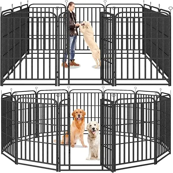 Dog Fence 12 Piece Panels 47"
