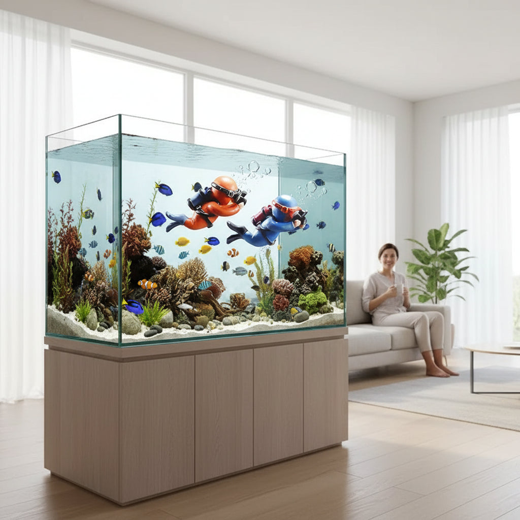 Fish Tank Diver Ornaments