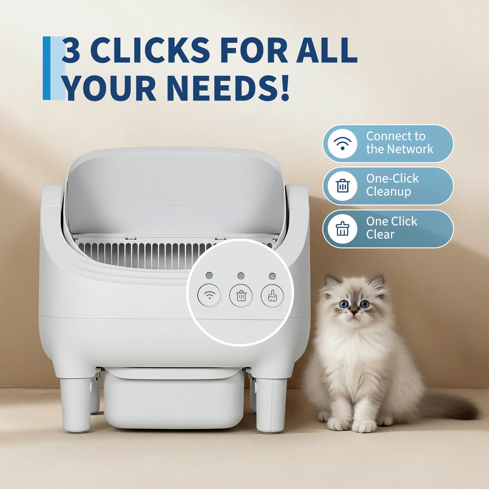 Self Cleaning Cat Litter Box