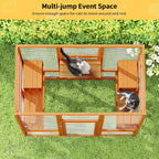 71-In. Wooden Cat Enclosure