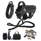 Military Large Dog Harness Collar