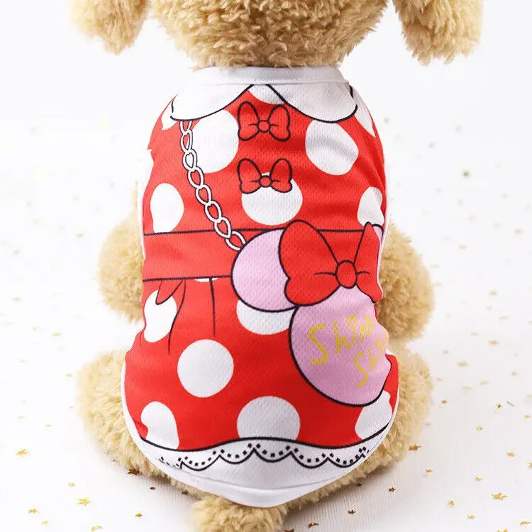 Cartoon Print Cotton Apparel