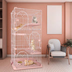 Large 4 Wheel Cat Cage