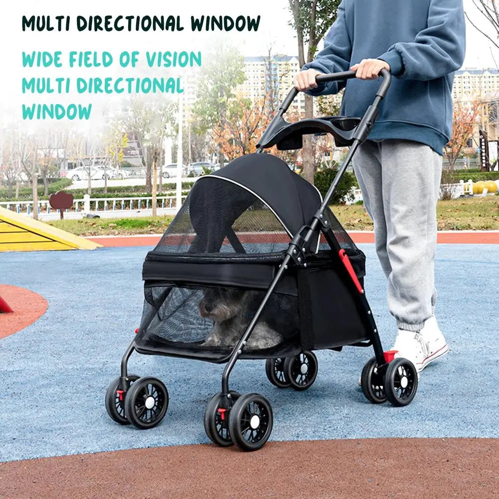 Dog Cat Stroller Outdoor Travel