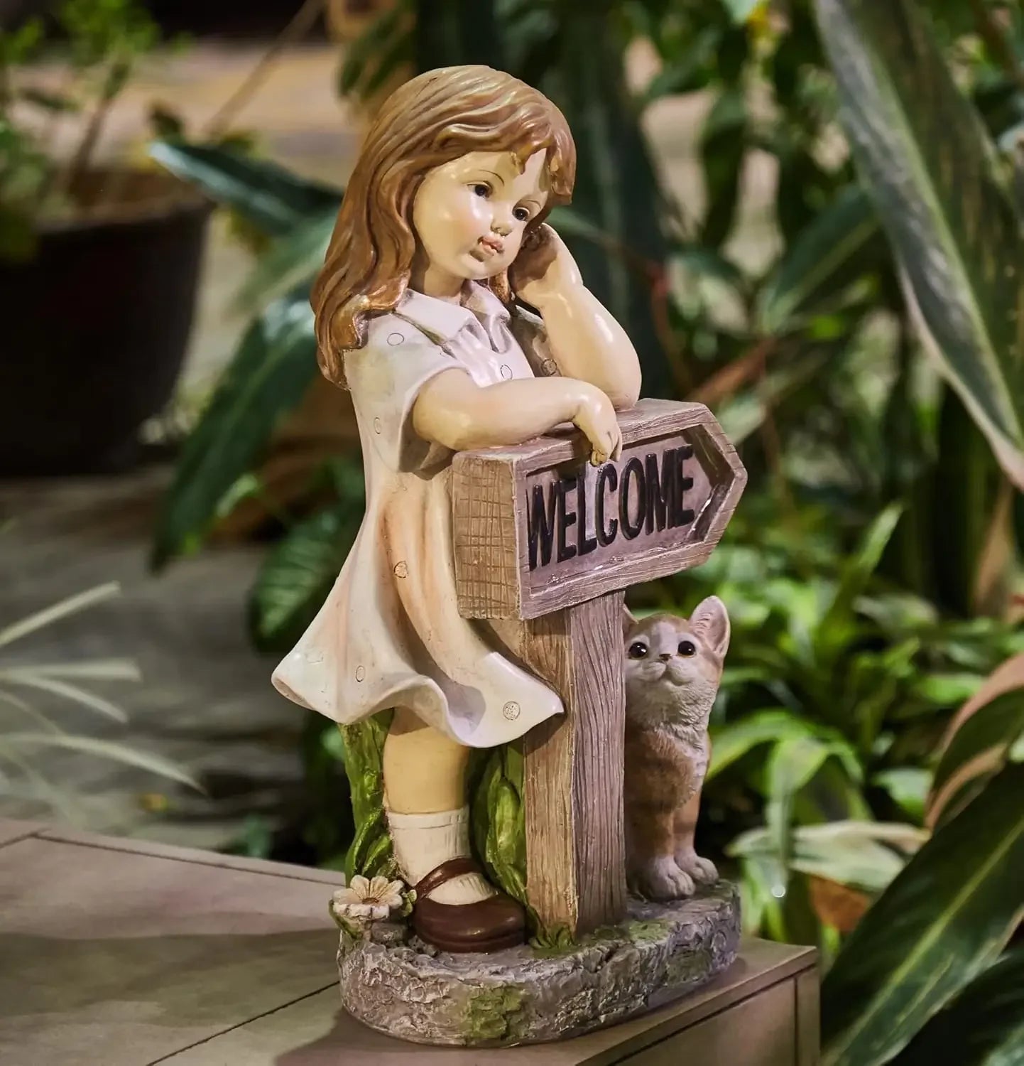 Solar Girl Statue