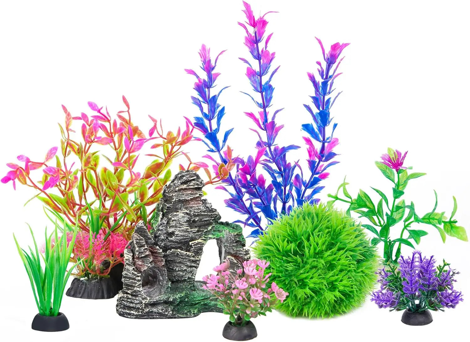 Artificial Aquarium Plants/Rock Cave