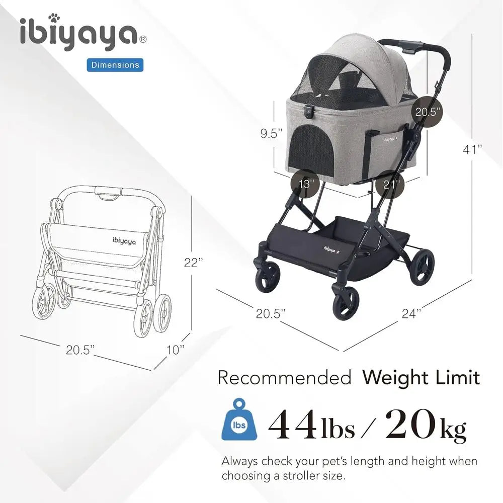 Tri-Fold Pet Travel System