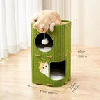 2-Tier Felt Cat House