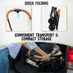 Pet Stroller/Detachable Carriers