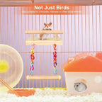 Wooden Bird Play Gym Stand