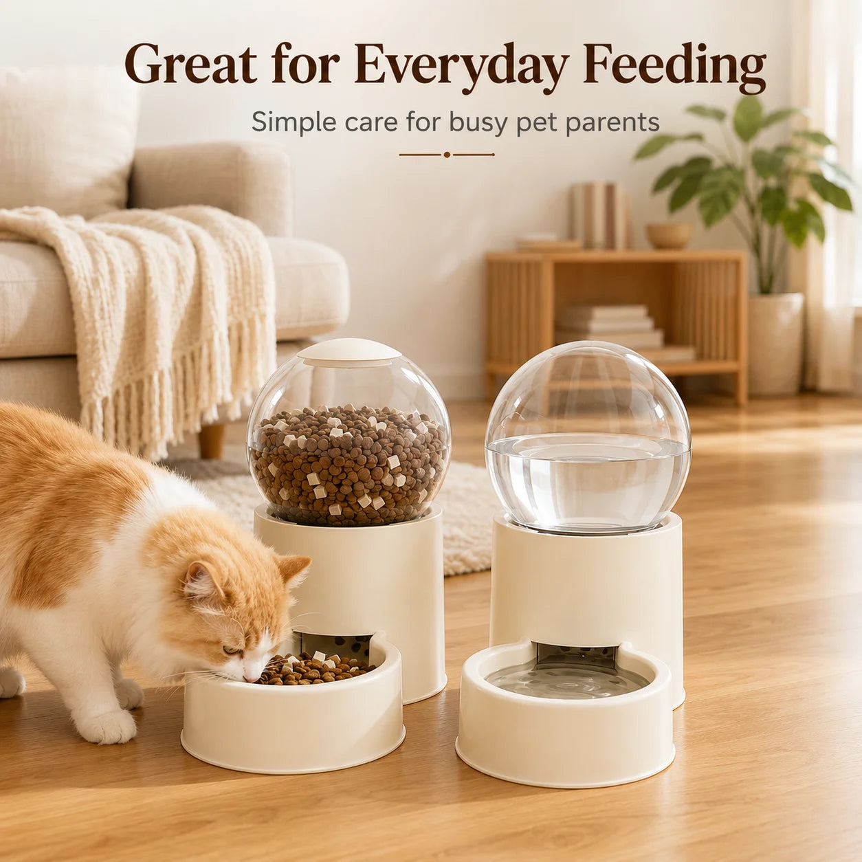 Keep Cats Fed & Hydrated Easily