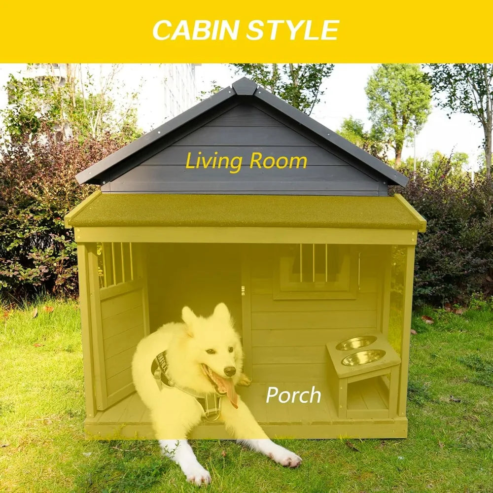 Dog House with Porch