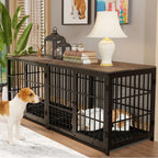 Dog Crate Metal/Wood