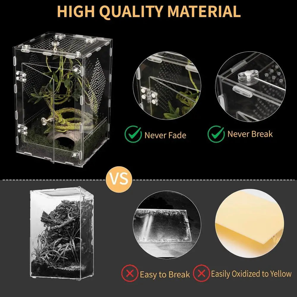 Acrylic Reptile Terrarium