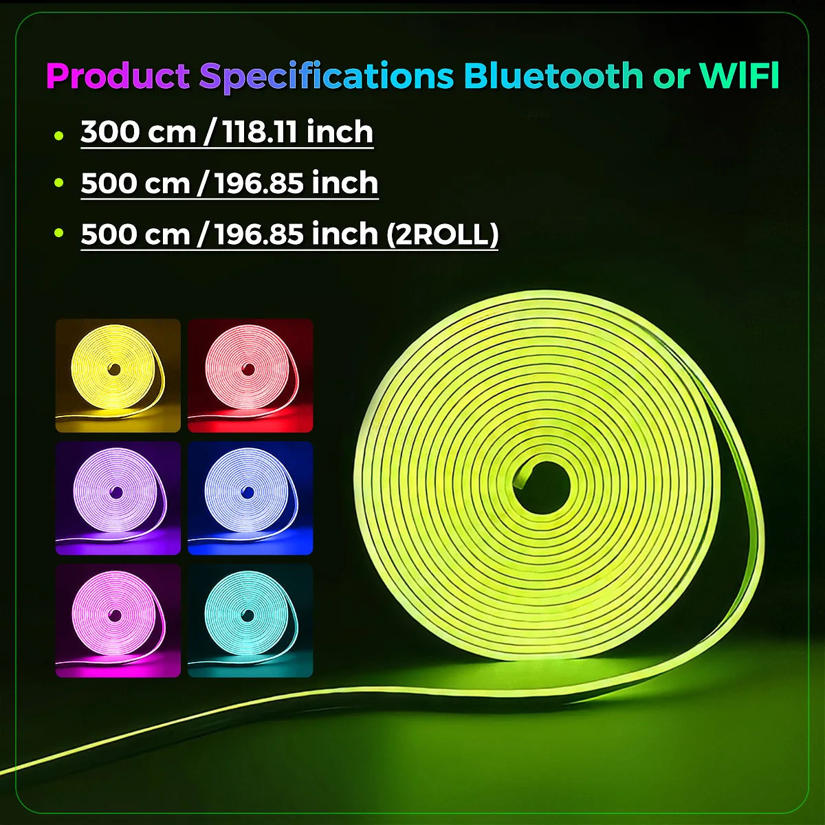 Neon WIFI RGB Led Strip Lights