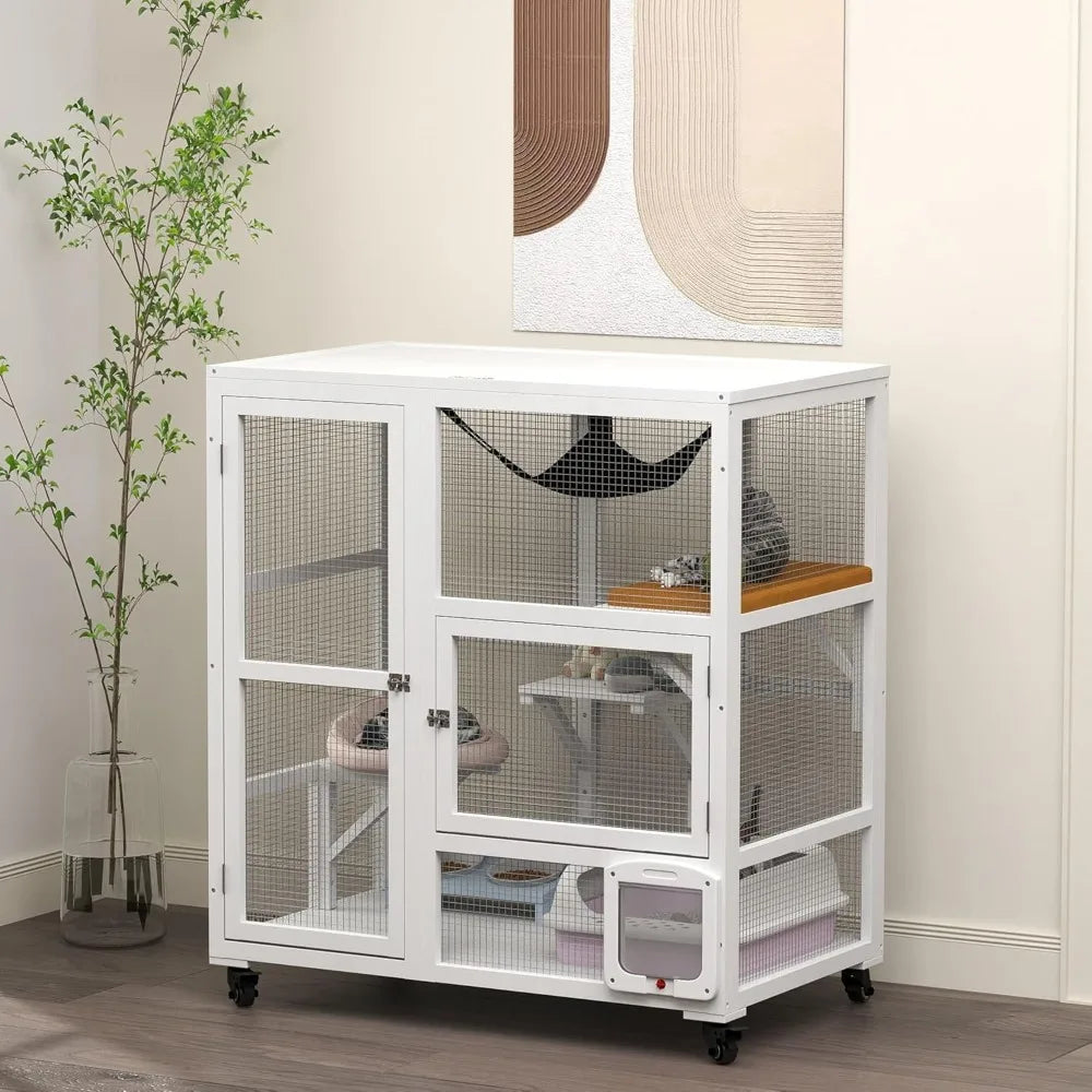 Cat Enclosure on Wheels