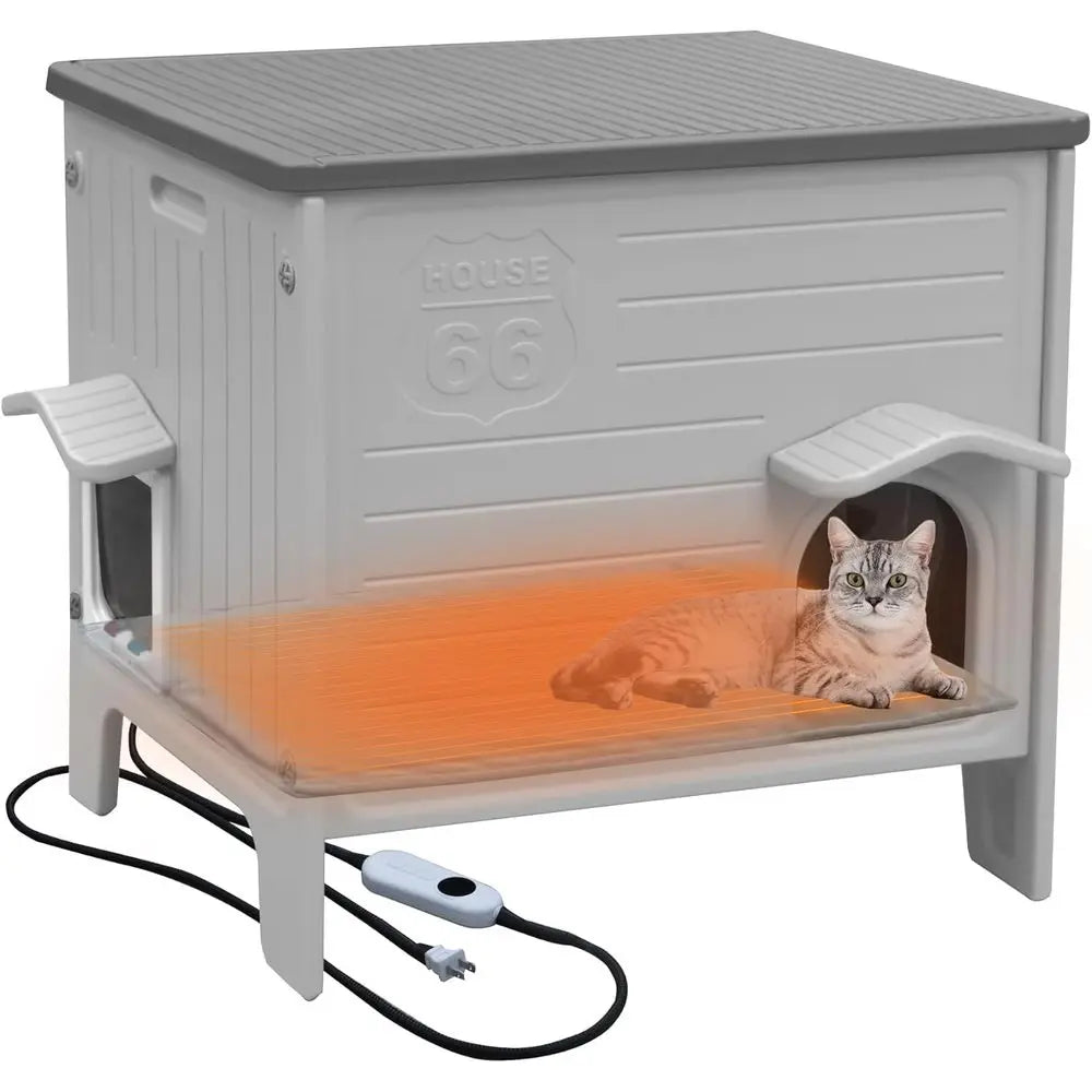Heated Cat House for feral Cat