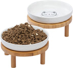 Elevated Ceramic Cat Bowls