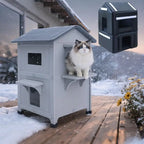 Weatherproof Outdoor Cat House