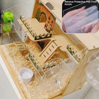 Wooden Hamster Cage/All Accessories
