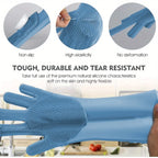 Bathing/Massage Silicone Gloves