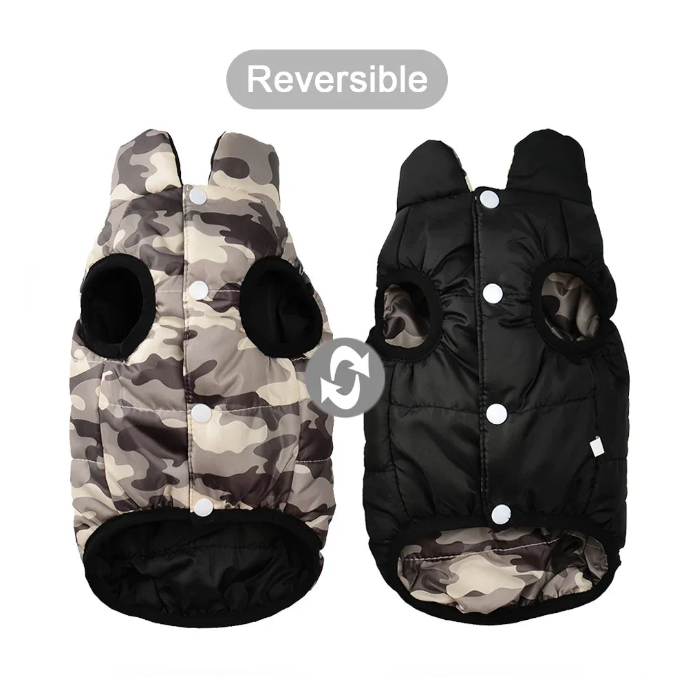Dog Jacket Reversible