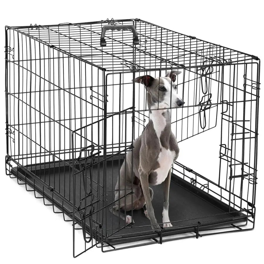 Dog Crate, 36 Inch Double Door