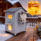 Weatherproof Outdoor Cat House