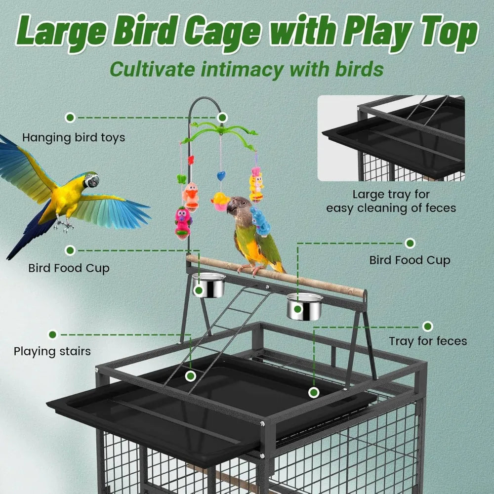 82" Large Bird Cage
