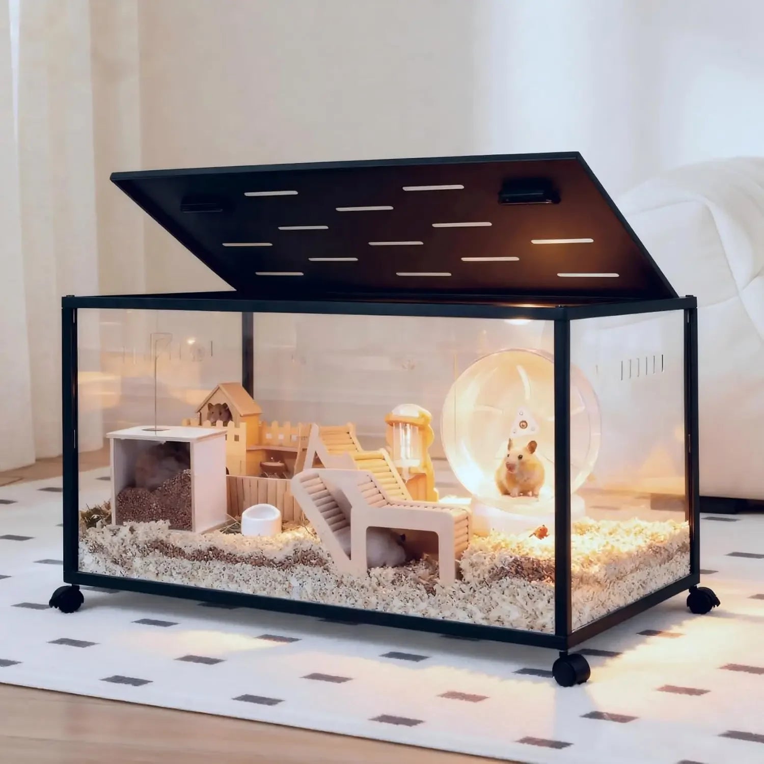 Stackable Large Cage/top Access