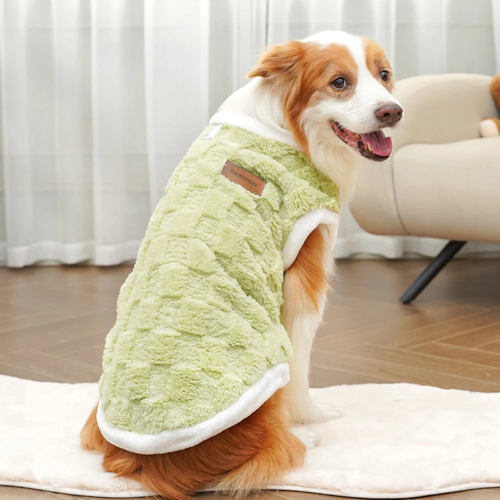S-6XL Dog Warm Flannel Clothes