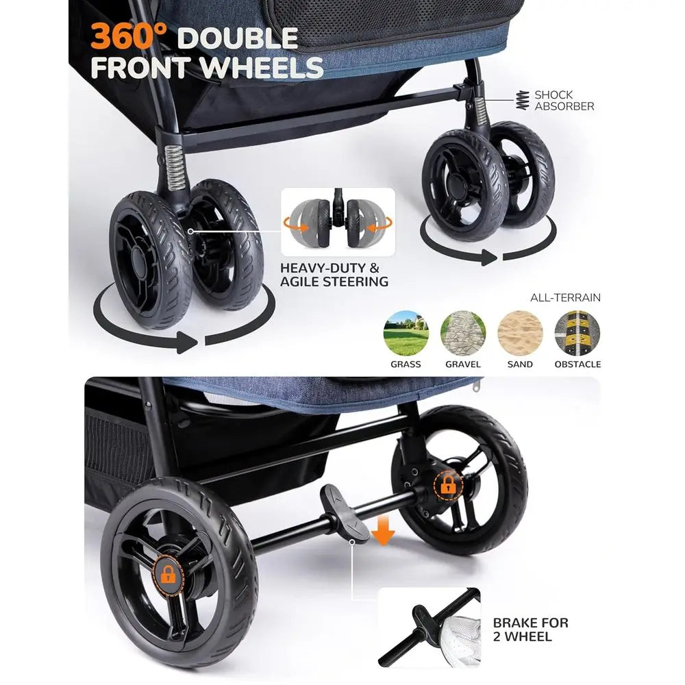 XL Foldable Pet Stroller