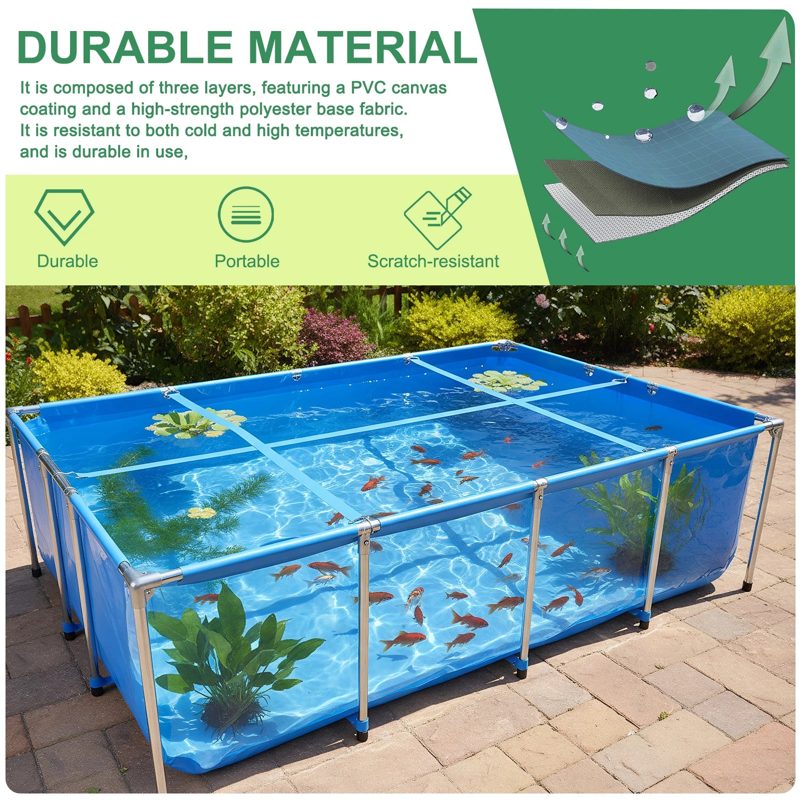 880 Gallon Canvas Fish Tank