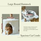 Solid Wood Cat Tree