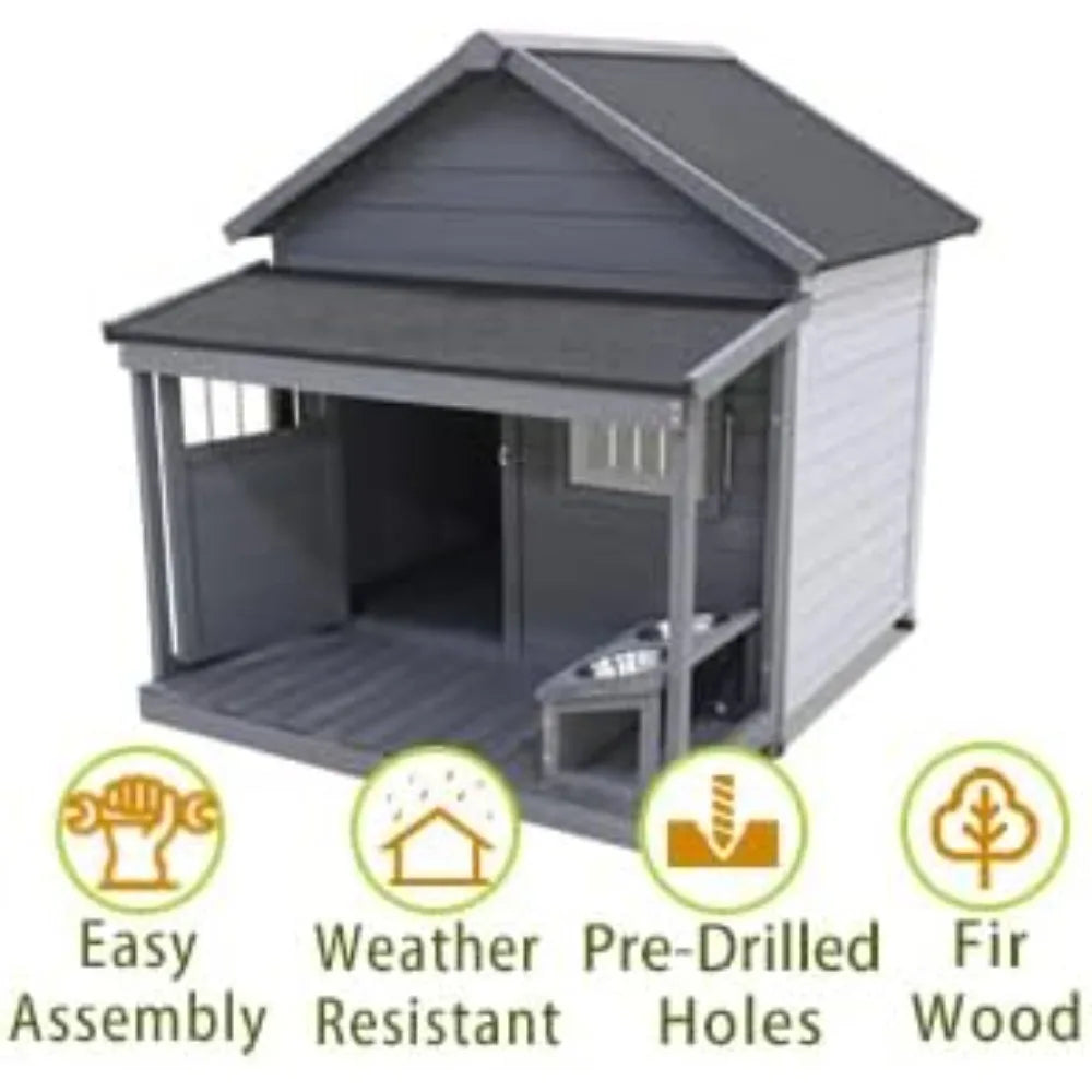 Dog House with Porch