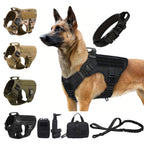 Tactical Harness Collar Leash