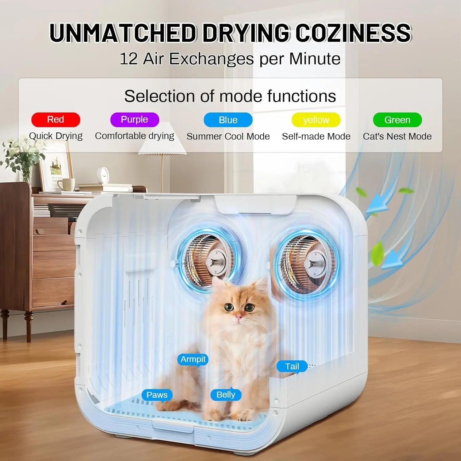 Automatic Pet Hair Dryer Box